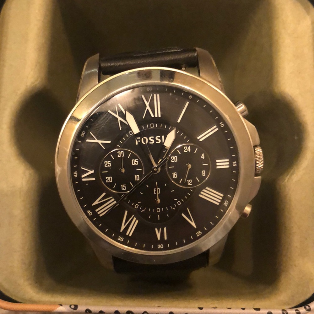 Fossil grant chronograph watch